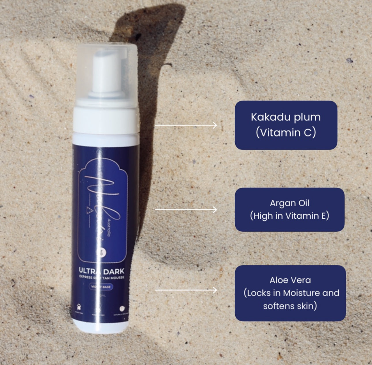 Violet Base - Ultra Dark - Express Self Tan Mousse 200ml